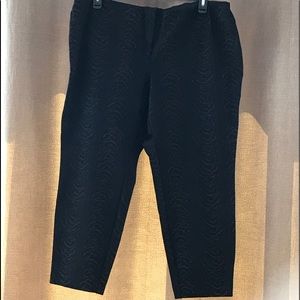 Brown swirled dress slacks